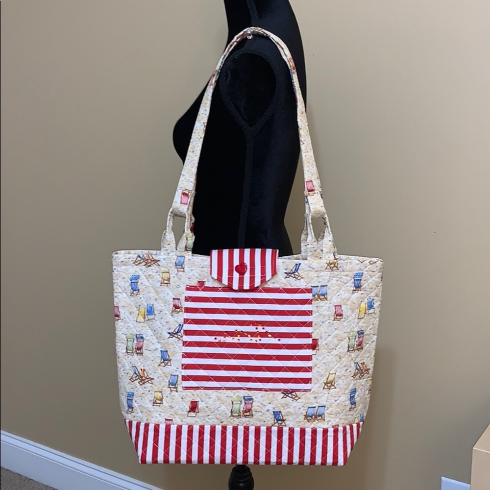 Hand sewn better than Vera Bradley beach tote NWOT